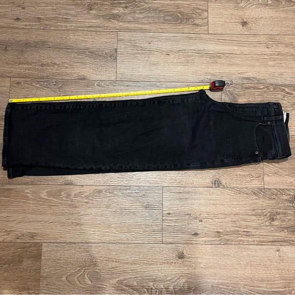 Madewell Perfect Vintage Wide Leg Jean 26 Petite Black Rinse Wash NM802 - Picture 3 of 16